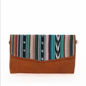 Nena and Co. ARTISAN BLUE LAGOON DATE NIGHT CLUTCH